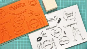 世界で人気のイラストやオリジナルスタンプを作成する風景