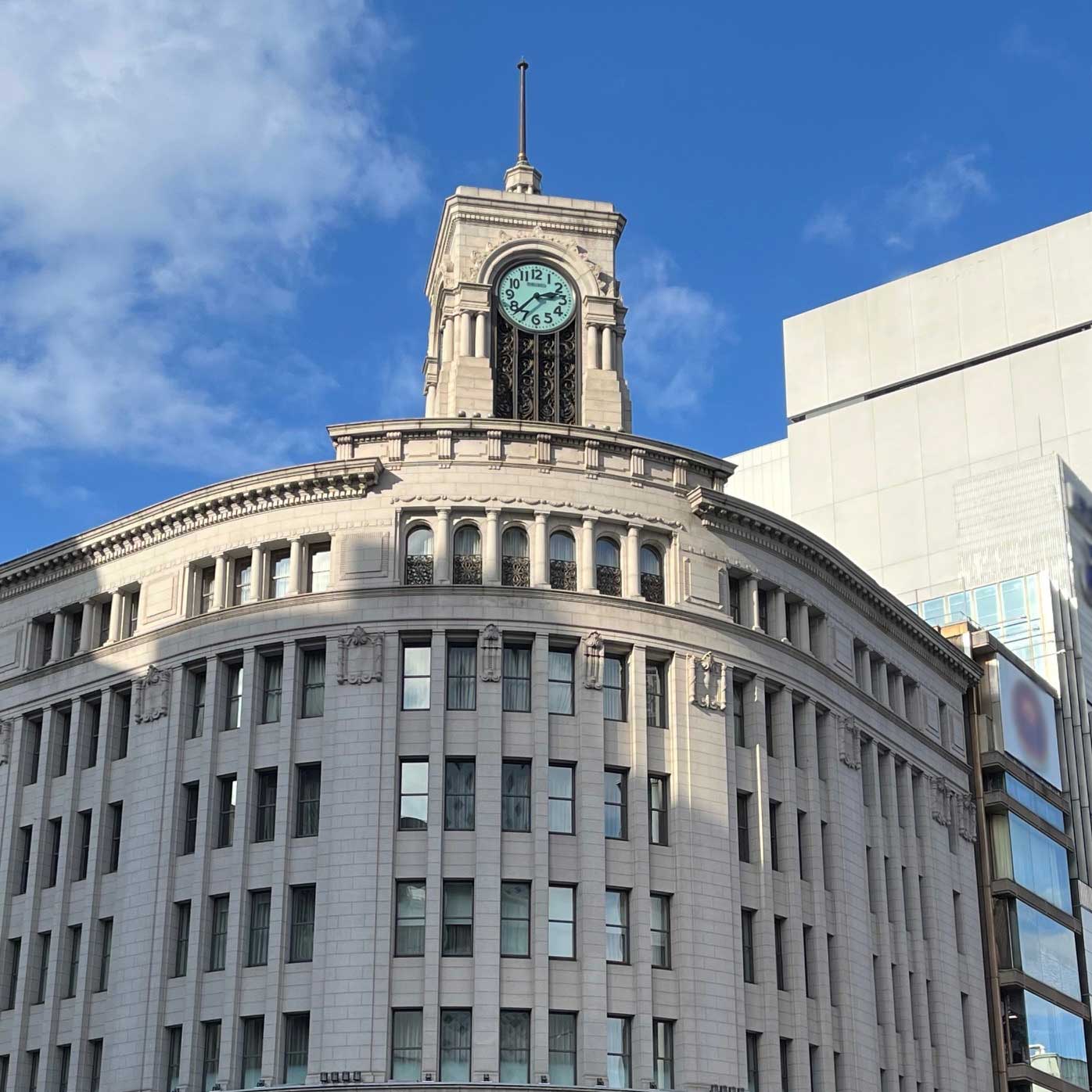 銀座のお散歩風景