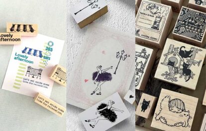 はんこ作家さんのオリジナルスタンプが載っている画像