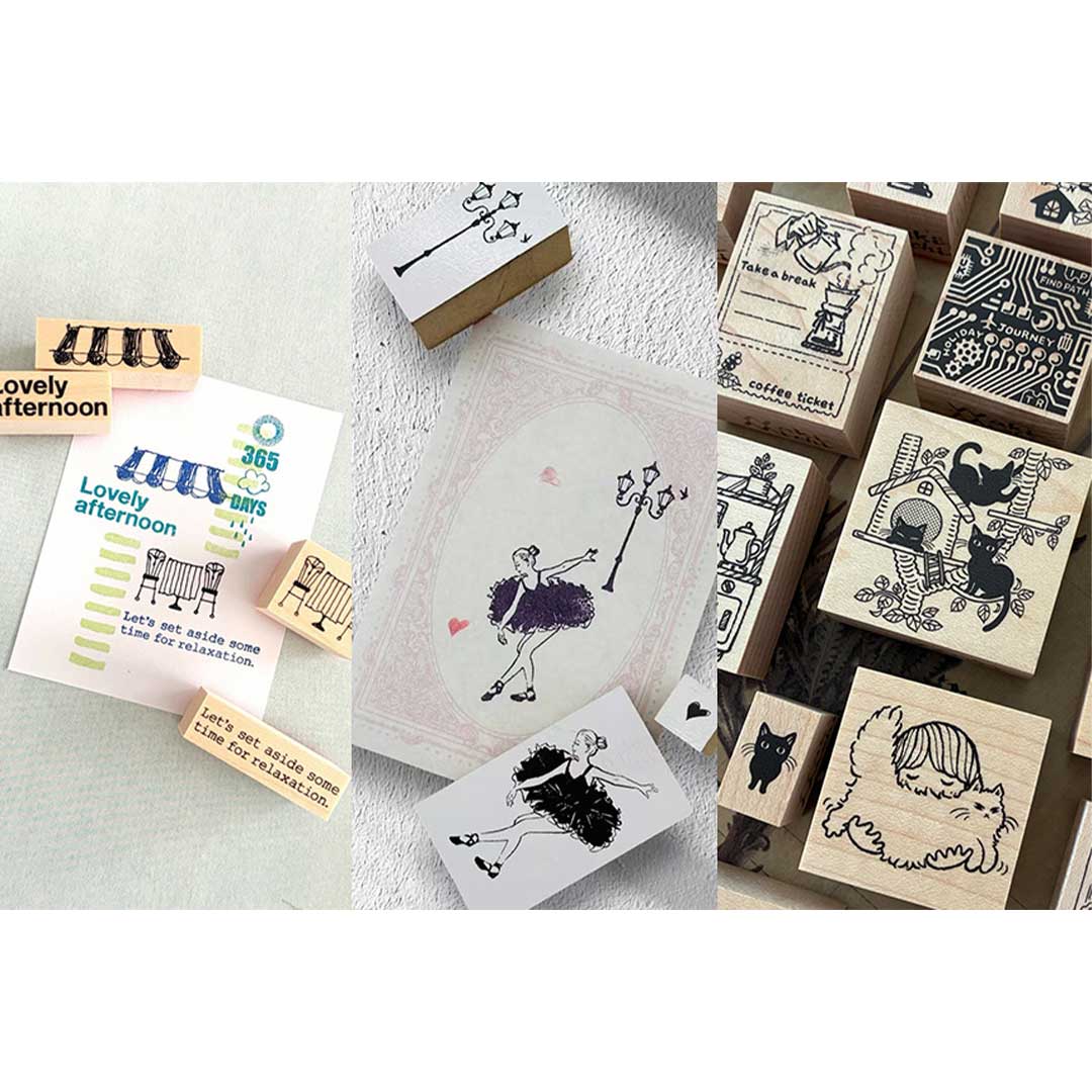 はんこ作家さんのオリジナルスタンプが載っている画像