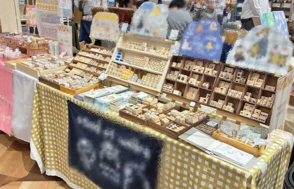 オリジナルスタンプのイベント会場の様子